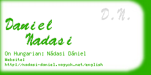 daniel nadasi business card