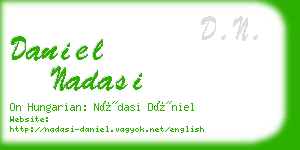 daniel nadasi business card